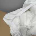 Serta ComfortSure Twin Mattress Cover, Fitted Pillow Top Mattress Pad, Super Soft and Breathable Quilted Cotton Protector with 18" Elastic Deep Pockets for Secure Fit, White