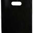 Merchandise Bags 100 Black 9"x12" Size 1.5Mil Thick With Handles