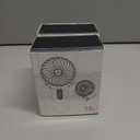 2 x JZCreater Mini Handheld Fan, Portable Rechargeable Fans, Quiet 4 Speed, 2in1 Battery Operated USB Desk Fan, Small Folding Stand Electric Fan for Travel Outdoor Home Office Makeup, Gift for Women (Pink)