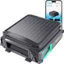 WYBOT F1 Solar Pool Skimmer Robot Cleaner with APP Support, Manually Control Cleaning Paths, Two Cleaning Modes, Edge Cleaning, 7L Large Debris Basket, Ideal for All Swimming Pool Types(No Charger) (Green)