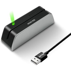 MSRX6 MSR X6 USB Swipe Magstripe Credit Card Reader Writer Smallest