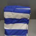 Lounge Chair Towel Cover, Beach Chair Covers (Pack of 2), Chaise Lounge Cover with 3 Pockets for Pool Beach Garden Courtyard Outdoor Trips, 85 x30 in, Striped Dark Blue