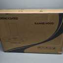 FIREGAS Range Hood 30 Inch, Stainless Steel Wall Mount Kitchen Hood 450 CFM with 3 Speed Exhaust Fan, Ducted/Ductless Convertible, Stove Vent Hood for Kitchen with Aluminium Mesh and Charcoal Filters