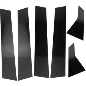 X AUTOHAUX 6 Pcs Car Pillar Post Side Door Window Cover Trim for Honda Civic Sedan 10th Gen 2016-2021 Bright Black X AUTOHAUX 6 Pcs Car Pillar Post Side Door Window Cover Trim for Honda Civic Sedan 10th Gen 2016-2021 Bright Black