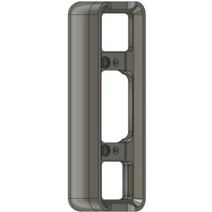 Angled Doorbell Wedge Mount Bracket compatible with Ubiquiti Unifi Protect G4 Doorbell Camera (PRO MODEL) (Black, 35-Degree v3)