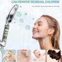 SR SUN RISE Filtered Shower Head with Handheld High Pressure 9 Spray Mode Showerhead Detachable Shower Head Water Softener Filters Beads for Hard Water Remove Chlorine 4 Filters Chrome