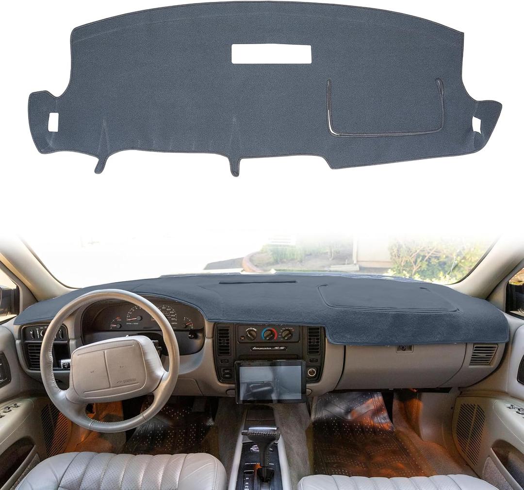 Dashboard Cover Dash Cover Mat Pad Custom Fit for Chevy Chevrolet Impala Caprice 1994 1995 1996 (Dark Gray)
