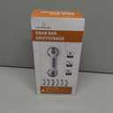 LEVERLOC Grab Bars for Bathtubs and Showers 2 Pack Suction Grab Bar, Heavy Duty 12 Inch Shower Handle Removable Bath Handrails for Seniors and Elderly, Bathroom Safety Grip No Drilling Waterproof Grey (Gray)