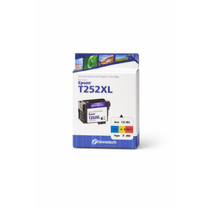 DI-DP Epson T252XL Black High-Yield Remanufactured Ink Cartridge