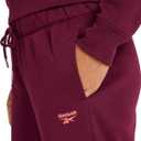 Reebok Women's Swift Hoodie Set, Standard Fit, Midweight Cotton-poly Fabric (Red, M)