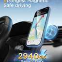 SUCGLES for iPhone 15 Case with MagSafe [Ultra Strong Magnetic] [12FT Military Drop Protection] [Shockproof Bumper] Slim Thin Mag Safe Phone Cover 6.1" for Apple iPhone15 (Sierra Blue)