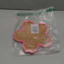 BENECREAT Sakura Pin Cork Board, 11.8x11.8Inch Wall Mounted Corkboard with Pink Frame Bulletin Display Board for Brooch Pin Storage Display, Office Home and School Decor