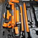 VEVOR 12 Ton Porta Power Kit, Hydraulic Ram with Pump with 4.6 ft/1.4 m Oil Hose, Portable Hydraulic Jack with Storage Case for Automotive, Garage, Farm, Mechanic (26455 LBS)