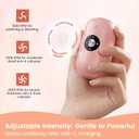 Electric Foot Callus Remover Tool: Rechargeable Foot File Callus Remover for Women Men, Professional Electronic Feet Grider for Cracked Dead Skin Home Salon (Pink)