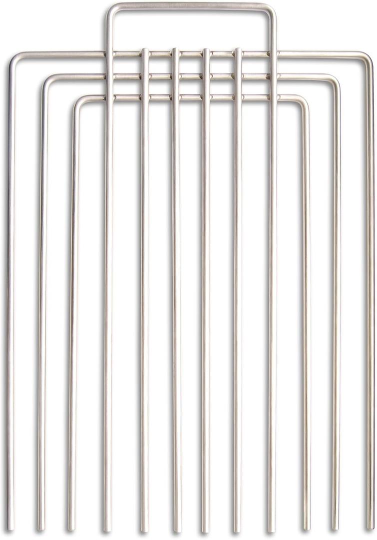 Trap Divider for Animal Traps - Superior Stainless Steel Cat Trap Fork Divider for 12" Wide and Smaller Traps and Cages