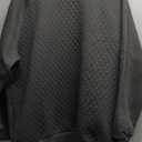 JMIERR Men's 2025 Casual Crewneck Dress Sweatshirts Pullover Fall Fleece Diamond Texture Warm Winter Comfy Long Sleeve (1 Dark Grey)