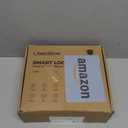 Ulecoce Fingerprint Keypad Deadbolt with Handle Set, Keyless Entry Door Lock, Door Locks for Front Door Lock Set, App Control, Auto Locking, Easy to Install, Satin Nickel