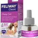 FELIWAY Classic 30 Day Cat Calming Refill for Pheromone Diffuser, 48ml - Helps Reduce Common Signs of Stress in Cats & Kittens, Enhanced Calming (1 Pack)