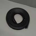 TMH Magnetic Weather Stripping Door Seal for Metal Doors - Kerf Door Seal Kit, 36" x 84" - Black Weather Stripping for Doors.