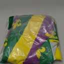 color cosplayer Mens Mardi Gras Button Down Short Sleeve Shirts Plus Size Holiday Costume for Men (Medium)