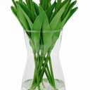 DARENYI Clear Glass Vase for Centerpieces, Home Decor, 8 inch Tall Large Opening Glass Flower Vase for Bouquet, Shelf, Centerpiece, Living Room, Office, Wedding or Gifts (3.34" Dia 8" H)