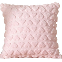 Valentine Pillow Covers, Heart Design Pillowcase Throw Pillowcase 3D Heart Pattern Short Plush Hidden Zipper Closure Pillow Cover Bedroom Living Room Sofa New Year Cushion Cover Light Pink, 2 PCs, 18x18 Inch