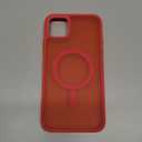 Hython Case for iPhone 11 Pro Max Case Magnetic Translucent Matte Phone Cases 6.5" [Compatible with MagSafe] Thin Slim Fit Shockproof Bumper Hard Protective Cover for Women Men Girls, Frosted Red