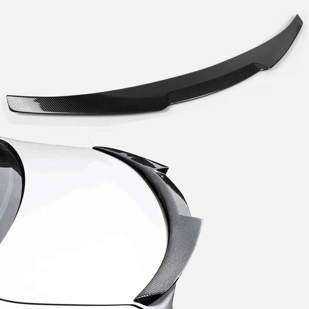 Spoiler for Audi A5 S5 RS5 B9 2018-2025 Custom Parts Trunk Lip Rear Wing Body Kits Carbon Fiber Look, Not for Convertibles