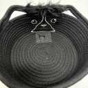 Small Storage Basket, Cute Woven Rope Cotton Storage Basket for Nursery, Baby Towel Bins with Ears Handles, Animal Decor Dog Towel Decor Bear Toy Cat Dog Bins, 8.7" D x 5.5" H IN