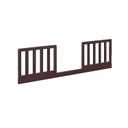 Storkcraft & Graco Toddler Safety Guardrail Kit with Slats (Espresso) GREENGUARD Gold Certified, Converts Compatible Storkcraft & Graco Crib to Toddler Bed, Kit Includes 2 Guardrails