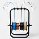 Adjustable 3D-Printing Filament Spool Holder: Freestanding Spool Rack with 4 PTFE Tube Fittings for 400mm Large Spool Or 4 Pcs 1KG for Bambu Lab/Creality of Almost 3D Printers