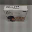 Knee Massager with Heat and Vibration, Cordless Heating Pad for Knee, 3-in-1 Massager for Knee Shoulder Elbow, Portable Washable Heated Knee Brace for Arthritis, with 2 Extension Straps