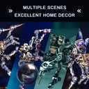 Mostarle Crystal Lamp Jumping Spider 3D Metal Puzzle, Arcynix DIY Model Kit Sci-Fi Mechanical Spider Steampunk Decor, Creative Gift & Futuristic Home Décor for Adults & Teens