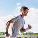 MCPORO Workout Shirts for Men Short Sleeve Quick Dry Athletic Gym Active T Shirt Moisture Wicking, Size L