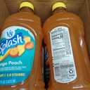 V8 Splash Mango Peach Flavored Beverage, 64 fl oz Bottle (6 Pack) (EXP 10/26/26)