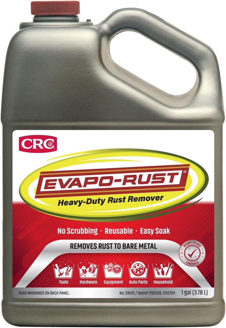 Evapo-Rust ER012 Heavy Duty  128 oz., Rust Remover for Auto Parts, Hardware, Antiques | Rust Removers and Chemicals