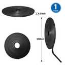 Magnetic Whiteboard Tape for Office,Fine Line Gridding Tape - 1/5 in x 40 yd x 24 mil, High Energy Thin Strip Magnets,Black 120 Feet