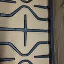 Stove Grates for GE Gas Stove Burner Grate Range Oven Rack WB31X27150 WB31X27151 Replacement Parts Cast Iron Flat Plate General Electric Cooktop 3 Pack
