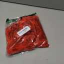 OYOANGLE Women's Floral Long Bell Sleeve Bodycon Mini Dress Open Back Lettuce Trim Party Mesh Dresses (Medium, Red)