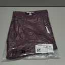 Amazon Essentials Women's Cap Sleeve Boat-Neck Faux Wrap Dress (Medium, Burgundy)