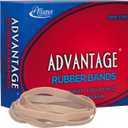 Alliance Rubber 26649 Advantage Rubber Bands Size #64, 1/4 lb Box Contains Approx. 80 Bands (3 1/2" x 1/4", Natural Crepe) Beige