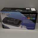 95kpa Vacuum Sealer Machine, Updated 2025 Commercial Fully Automatic Food Sealer, 10-in-1Functions & Powerful Sealing System with Double Heat Seal, Easy-Lock Handle, Built-inCutter and Bag Storage (Black)