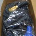 Flexi Hose Expandable Garden Hose with 8 Function Nozzle, 50FT - Lightweight Retractable Garden Hose, Water Hose - No-Kink Flexibility, 3/4 Inch Solid Brass Fittings and Double Latex Core