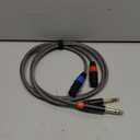 Balanced 1/4" TRS to XLR Female Microphone Cable, 3.3Feet 6.35mm Quarter Inch to 3pin XLR Female Stereo Interconnect Cable, Heavy Duty Nylon Braided, Gold Plated, for Mixer, Speaker -2Pack