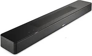 Smart Soundbar with Dolby Atmos, Bluetooth Wireless Sound Bar for TV with Built-in Microphone and Alexa Voice Control, Black