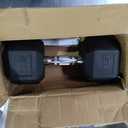 CAP Barbell Coated Hex Dumbbell, Single 45 Lbs.