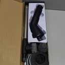 Leebein Electric Spin Scrubber, Cordless Cleaning Brush for Bathroom Shower Tub, IPX7 Waterproof Power Scrubber with 7 Brush Heads, Extendable Long Handle and 2 Speeds Scrubber for Bathtub Floor (Black)