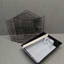 Prevue Pet Products Parakeet Manor Bird Cage with Handle for Home or Travel, Black