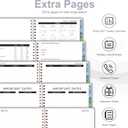 Planner 2026-2027, Weekly and Monthly Academic Planner, July 2026 - June 2027, Hardcover Calendar Agenda Book for School Year Planning, School Supplies for Teacher and Student, Letter Size(8.5'' x 11'')