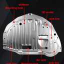 Engine Splash Shield Guard Compatible with CRV 2017-2022, Under Engine Cover Lid Replace #74112TLAA01, 74112-TLA-A01